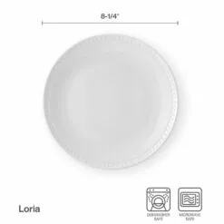 Hot Sale 🎁 Mikasa® Loria Set of 4 Salad Plates ⌛ -Cheap dinnerware Store loria set of 4 salad plates K45291599 5