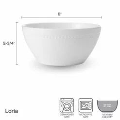 Wholesale 🔔 Mikasa® Loria Set of 4 Soup Cereal Bowls 🧨 -Cheap dinnerware Store loria set of 4 soup cereal bowls K45291602 4