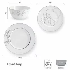 Cheap ⌛ Mikasa® Love Story 24 Piece Dinnerware Set, Service for 8 👍 13 Cheap ⌛ Mikasa® Love Story 24 Piece Dinnerware Set, Service for 8 👍 -Cheap dinnerware Store love story 24 piece dinnerware set servie for 8 5293346 4