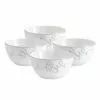 Cheapest 👍 Mikasa® Love Story Set of 4 All Purpose Bowls 🎉 -Cheap dinnerware Store love story set of 4 soup cereal bowls 5293352 1