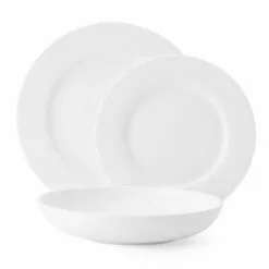 Best Pirce 🧨 Mikasa® Lucerne White 12 Piece Dinnerware Set, Service for 4 ❤️ -Cheap dinnerware Store lucerne white 12 piece dinnerware set service for 4 5289380 4