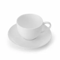 Best Sale ⌛ Mikasa® Lucerne White Tea Cup and Saucer 🥰