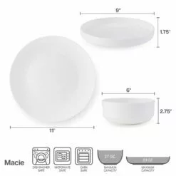 Deals 👍 Mikasa® Macie 12 Piece Dinnerware Set, Service for 4 🤩 14 Deals 👍 Mikasa® Macie 12 Piece Dinnerware Set, Service for 4 🤩 -Cheap dinnerware Store macie 12 piece dinnerware set service for 4 5287879 9