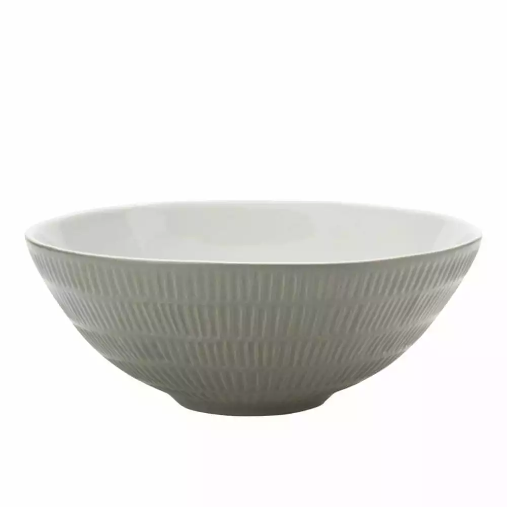 Outlet 👏 Mikasa® Marbella Grey Medium Vegetable Bowl 🧨 3 Outlet 👏 Mikasa® Marbella Grey Medium Vegetable Bowl 🧨