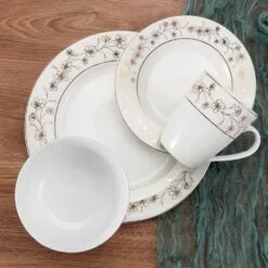 Cheap dinnerware Store -Cheap dinnerware Store metallic floral gold 32 piece dinnerware set service for 8 5289084 3