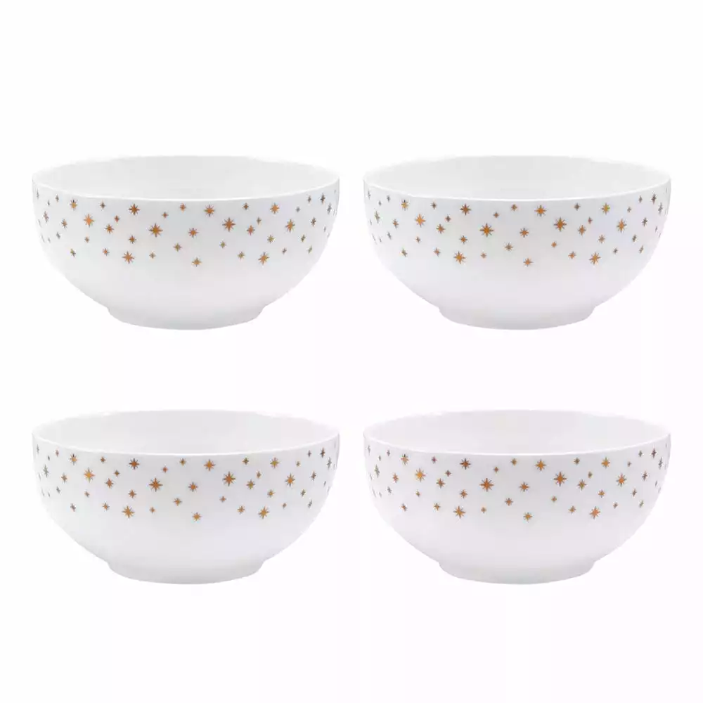 Deals 👏 Mikasa® Millie Gold Set of 4 All Purpose Bowls 🤩 3 Deals 👏 Mikasa® Millie Gold Set of 4 All Purpose Bowls 🤩