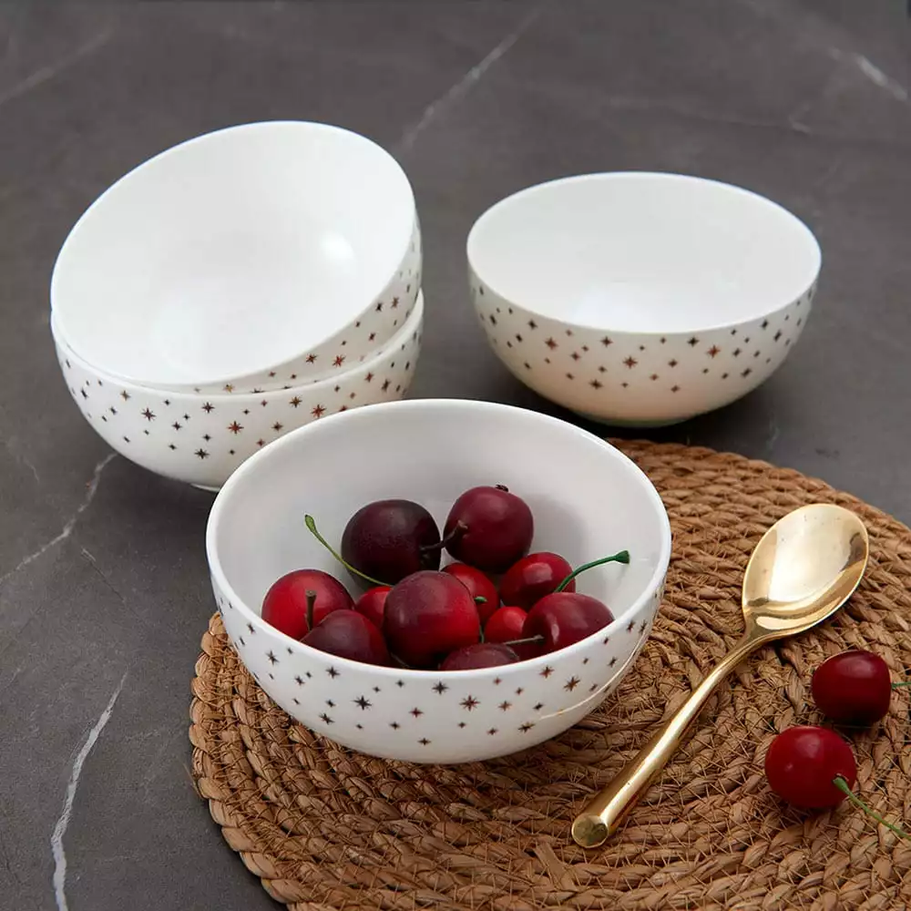 Deals 👏 Mikasa® Millie Gold Set of 4 All Purpose Bowls 🤩 4 Deals 👏 Mikasa® Millie Gold Set of 4 All Purpose Bowls 🤩 - Image 2