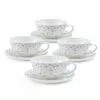 Best Sale 🌟 Mikasa® Millie Gold Set of 4 Cups and Saucers 🎁 -Cheap dinnerware Store millie gold set of 4 cups and saucers 5289326 1