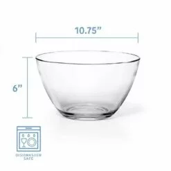 Deals 🧨 Mikasa® Napoli Glass Serving Bowl 🧨 -Cheap dinnerware Store napoli glass serving bowl 5136546 4