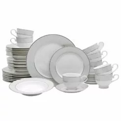 Hot Sale ❤️ Mikasa® Parchment 40 Piece Dinnerware Set, Service for 8 👏