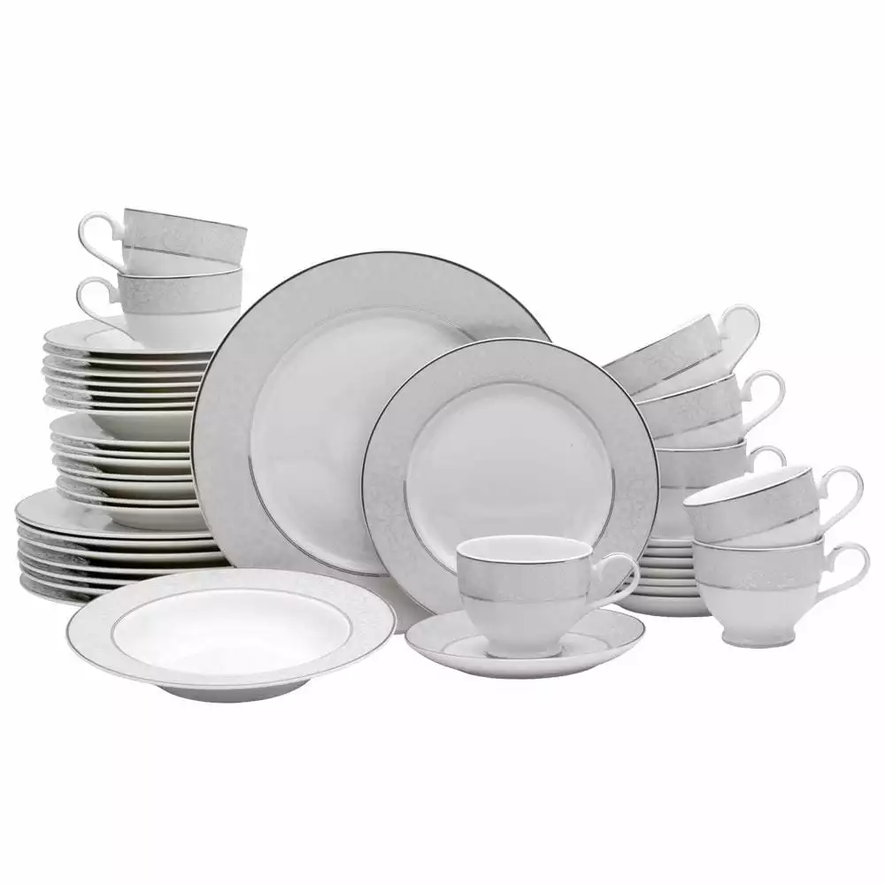 Hot Sale ❤️ Mikasa® Parchment 40 Piece Dinnerware Set, Service for 8 👏 3 Hot Sale ❤️ Mikasa® Parchment 40 Piece Dinnerware Set, Service for 8 👏