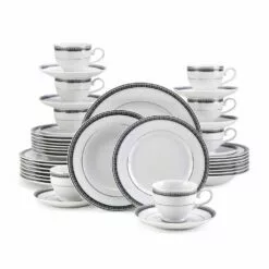 Best reviews of 👍 Mikasa® Platinum Crown Cobalt 40 Piece Dinnerware Set, Service for 8 🔔