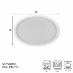 Deals ❤️ Mikasa® Samantha Oval Platter ⭐ -Cheap dinnerware Store samantha oval platter 5292403 4
