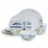 Best Sale ✔️ Mikasa® Seaside 12 Piece Dinnerware Set, Service for 4 ❤️ -Cheap dinnerware Store seaside 12 piece dinnerware set servie for 4 5293929 1