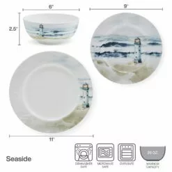 Best Sale ✔️ Mikasa® Seaside 12 Piece Dinnerware Set, Service for 4 ❤️ 13 Best Sale ✔️ Mikasa® Seaside 12 Piece Dinnerware Set, Service for 4 ❤️ -Cheap dinnerware Store seaside 12 piece dinnerware set servie for 4 5293929 4
