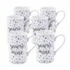 Budget 💯 Mikasa® Set of 6 Confetti Youre Mine Mugs ✔️ -Cheap dinnerware Store set of 6 confetti youre mine mugs 5203341K 1