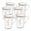 Flash Sale 🔔 Mikasa® Set of 6 Monogram J Gold Mugs 👍 1 Flash Sale 🔔 Mikasa® Set of 6 Monogram J Gold Mugs 👍 -Cheap dinnerware Store set of 6 mongram j gold mugs 5203328K 1