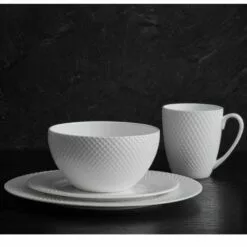 Buy 💯 Mikasa® Stanton 40 Piece Dinnerware Set, Service for 8 😉 -Cheap dinnerware Store stanton 40 piece dinnerware set service for 8 5177213 4