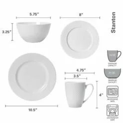 Top 10 👍 Mikasa® Stanton Dinnerware Set 😉 -Cheap dinnerware Store stanton dinnerware set 5227171 5