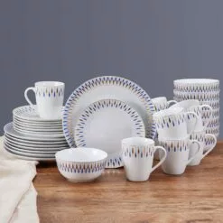 New 🎁 Mikasa® Starburst Blue 32 Piece Dinnerware Set, Service for 8 🥰 11 New 🎁 Mikasa® Starburst Blue 32 Piece Dinnerware Set, Service for 8 🥰 -Cheap dinnerware Store starburst blue 32 piece dinnerware set service for 8 5289083 2