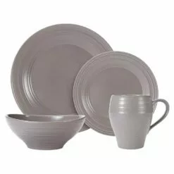 Hot Sale 😍 Mikasa® Swirl Mocha 4 Piece Place Setting 😀