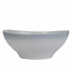 Deals 🎉 Mikasa® Swirl Ombre Grey Vegetable Bowl 🔔