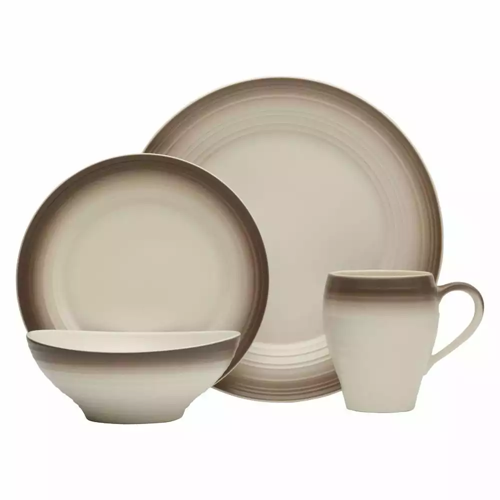 Coupon 🎉 Mikasa® Swirl Ombre Mocha 16 Piece Dinnerware Set, Service for 4 🤩 3 Coupon 🎉 Mikasa® Swirl Ombre Mocha 16 Piece Dinnerware Set, Service for 4 🤩