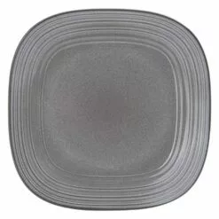 Budget ✨ Mikasa® Swirl Speckle Graphite Square Platter 🌟