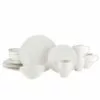 New ✔️ Mikasa® Swirl White 16 Piece Dinnerware Set, Service for 4 🔥 -Cheap dinnerware Store swirl white 16 piece dinnerware set service for 4 5140596 1