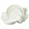 Cheapest 😍 Mikasa® Swirl White Coupe 16 Piece Dinnerware Set, Service for 4 🌟