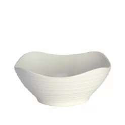 Best Sale ❤️ Mikasa® Swirl White Square 4 Piece Place Setting ⌛ -Cheap dinnerware Store swirl white square 4 piece place setting 5056889 5
