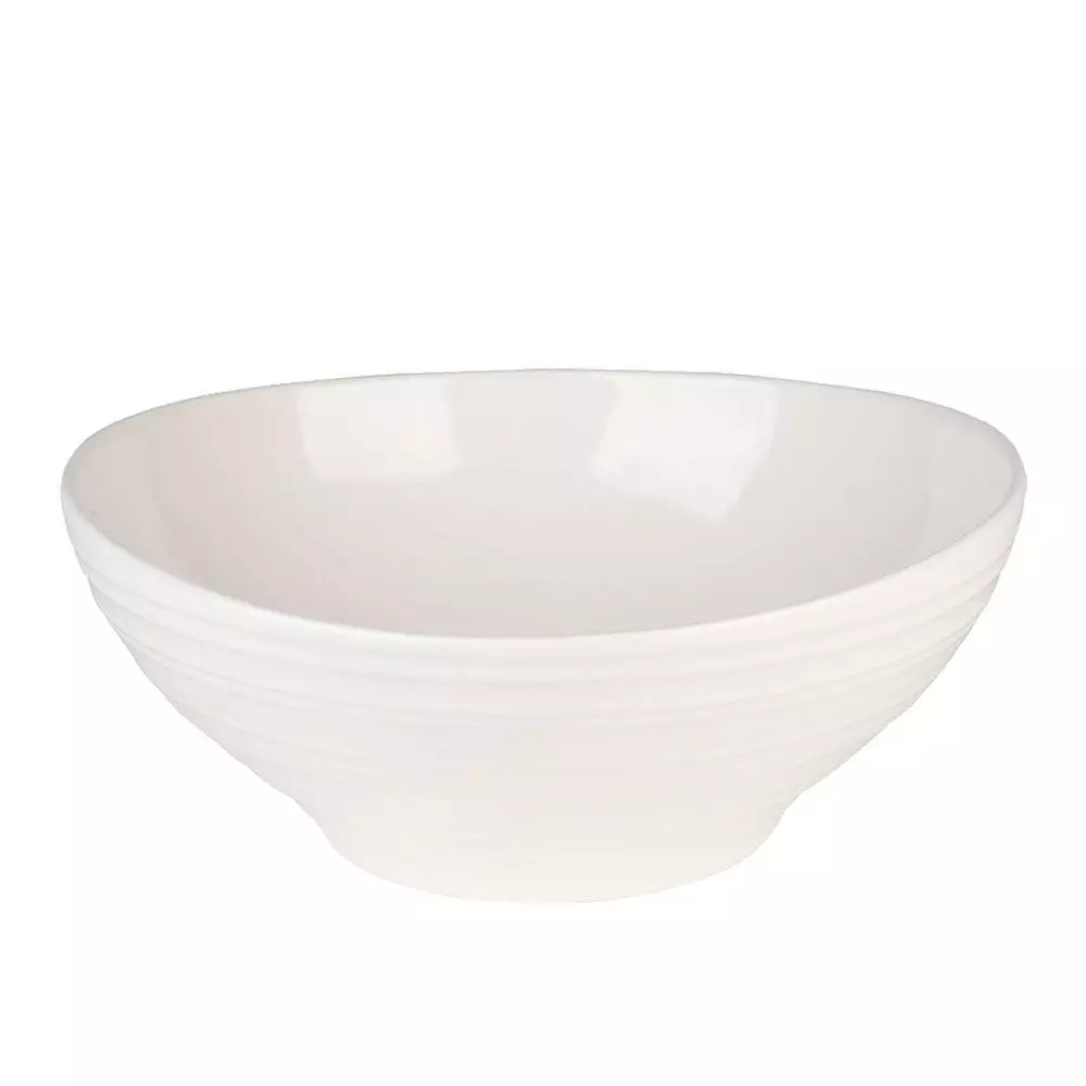 Hot Sale 🧨 Mikasa® Swirl White Vegetable Bowl 🥰 3 Hot Sale 🧨 Mikasa® Swirl White Vegetable Bowl 🥰