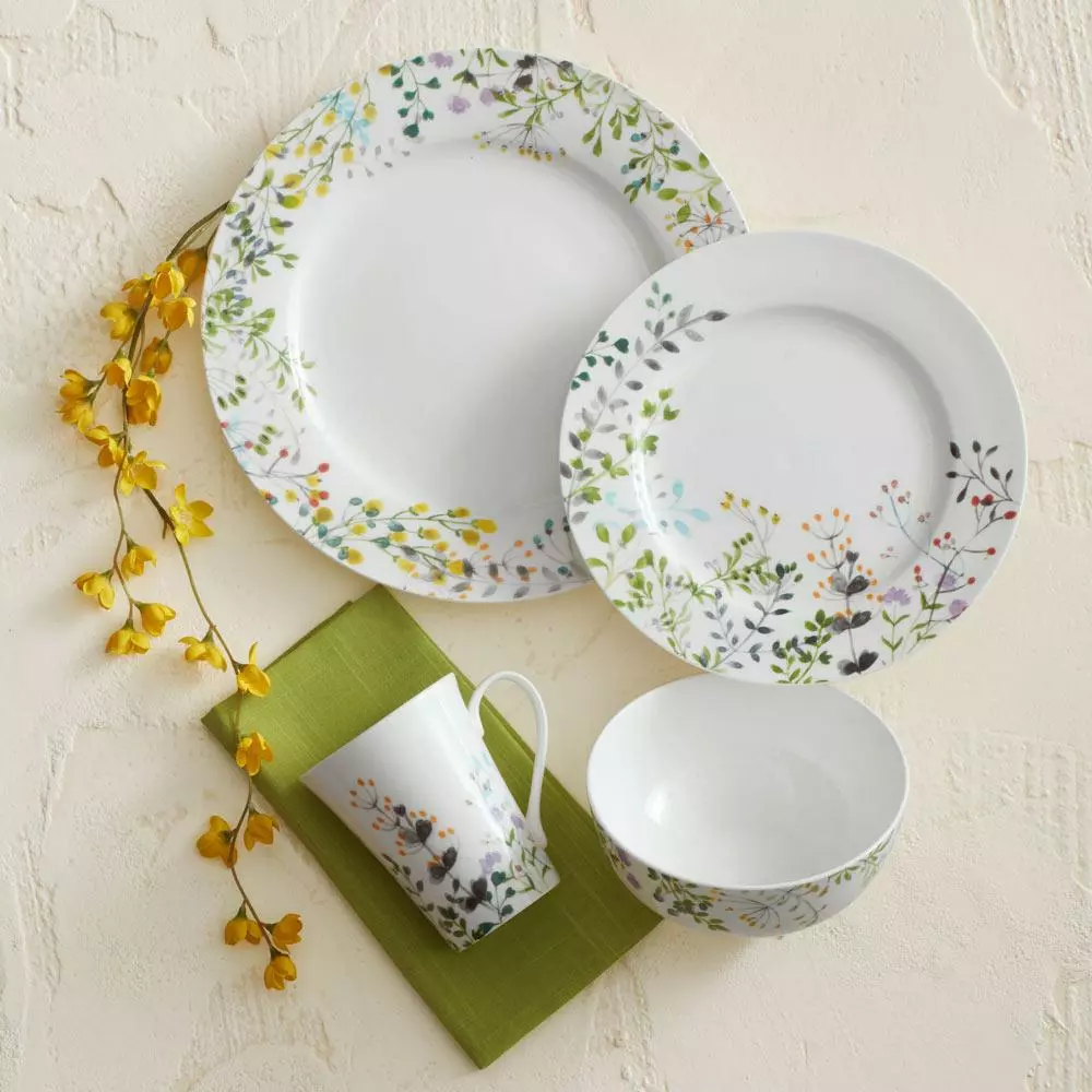 Outlet 🥰 Mikasa® Tivoli Garden 16 Piece Dinnerware Set, Service for 4 👍 4 Outlet 🥰 Mikasa® Tivoli Garden 16 Piece Dinnerware Set, Service for 4 👍 - Image 2
