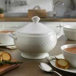 Best reviews of 🤩 Mikasa® Trellis White Covered Casserole 😀 -Cheap dinnerware Store trellis white covered casserole 5285628 3