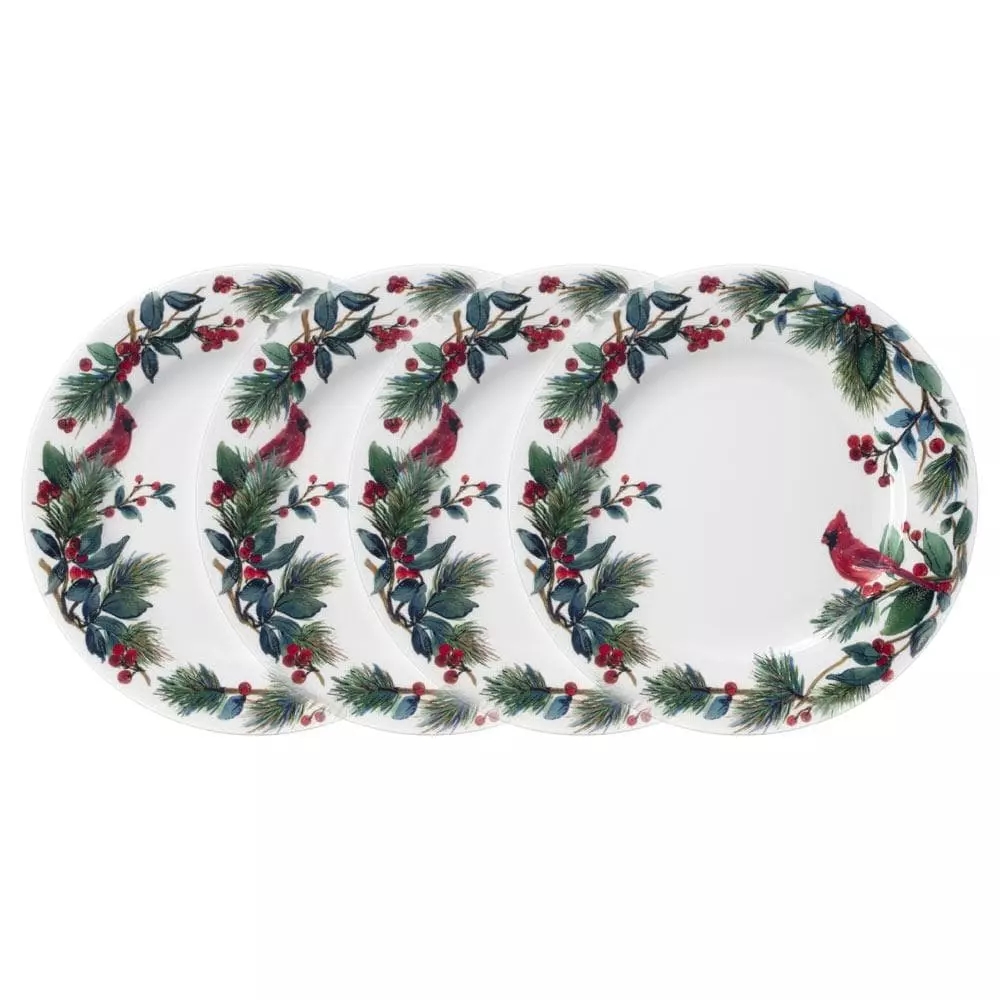 Best Sale ✔️ Mikasa® Winter Cardinal Set of 4 Dinner Plates 🥰 3 Best Sale ✔️ Mikasa® Winter Cardinal Set of 4 Dinner Plates 🥰