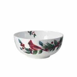 Discount 🛒 Mikasa® Winter Cardinal Set of 4 Fruit Bowls 😍 -Cheap dinnerware Store winter cardinal set of 4 fruit bowls K45272172 2