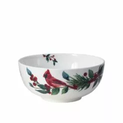 Discount ⭐ Mikasa® Winter Cardinal Set of 4 Soup Cereal Bowls 🔥 -Cheap dinnerware Store winter cardinal set of 4 soup cereal bowls K45272165 2